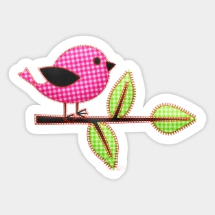 Bird On Branch Sticker